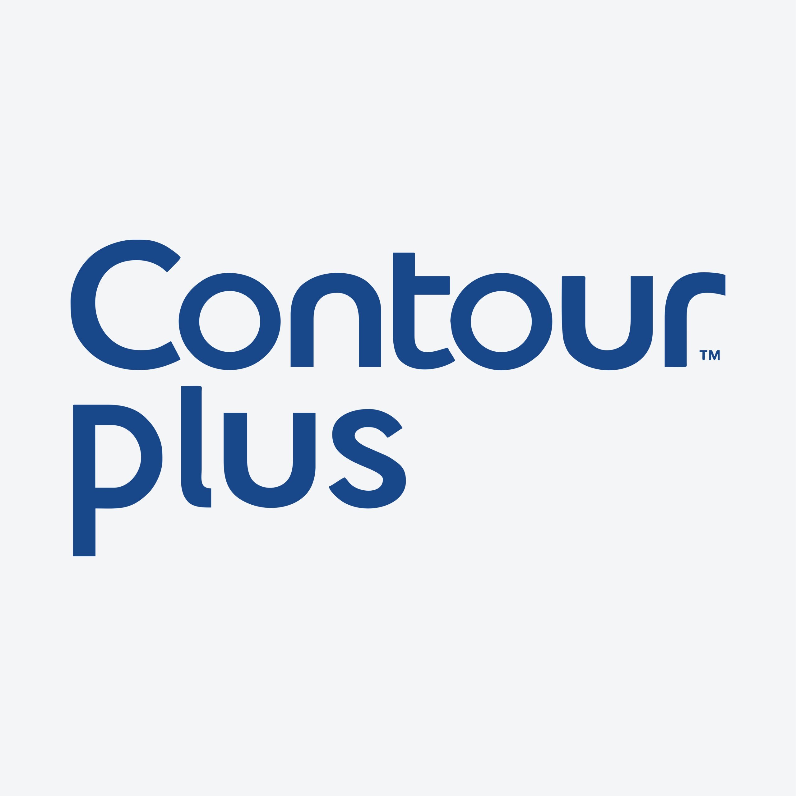 Contour Plus Logo with Background